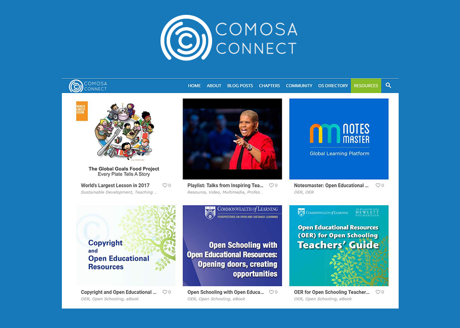 image of comosa website