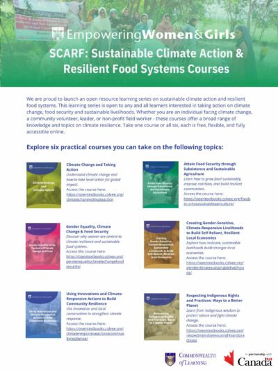 Image for the Tweet beginning: Introducing SCARF: Sustainable Climate Action