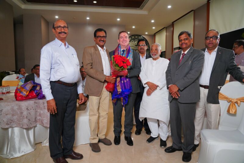 Image for the Tweet beginning: During his visit to Hyderabad,