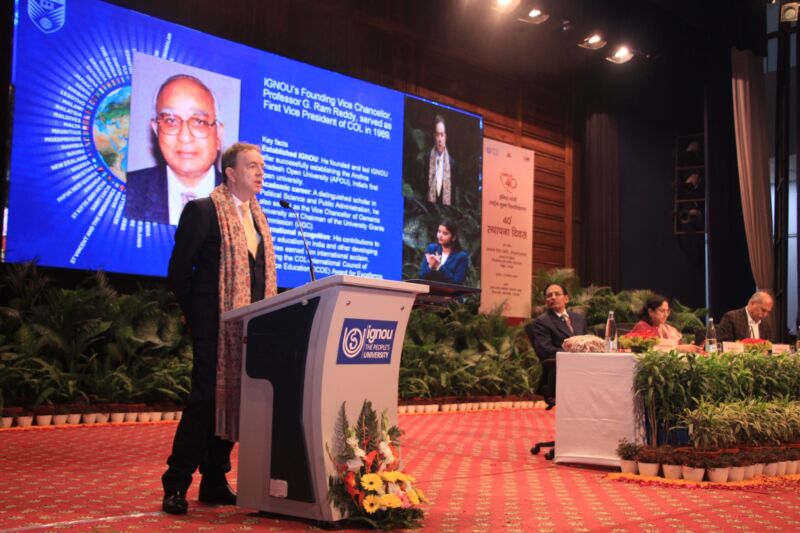 Image for the Tweet beginning: IGNOU marks a milestone 40th