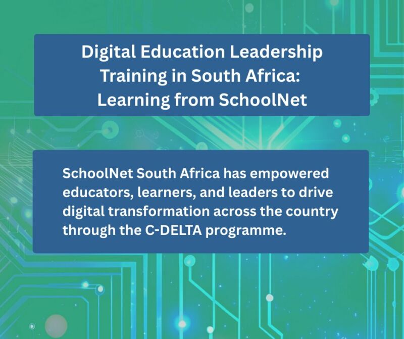 Image for the Tweet beginning: Through the C-DELTA programme, SchoolNet
